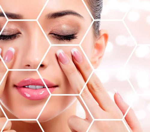 LED light therapy mask detail